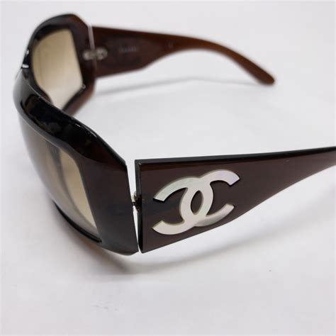 chanel oversized sunglasses|chanel sunglasses with on top.